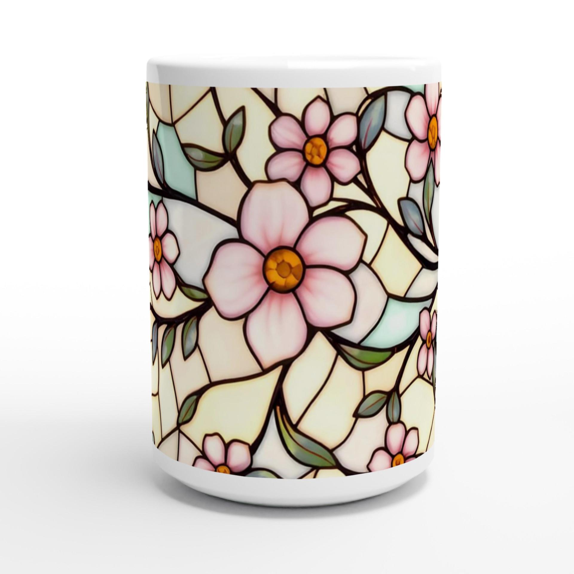 Floral Cups -  Large and Small Ceramic Mug