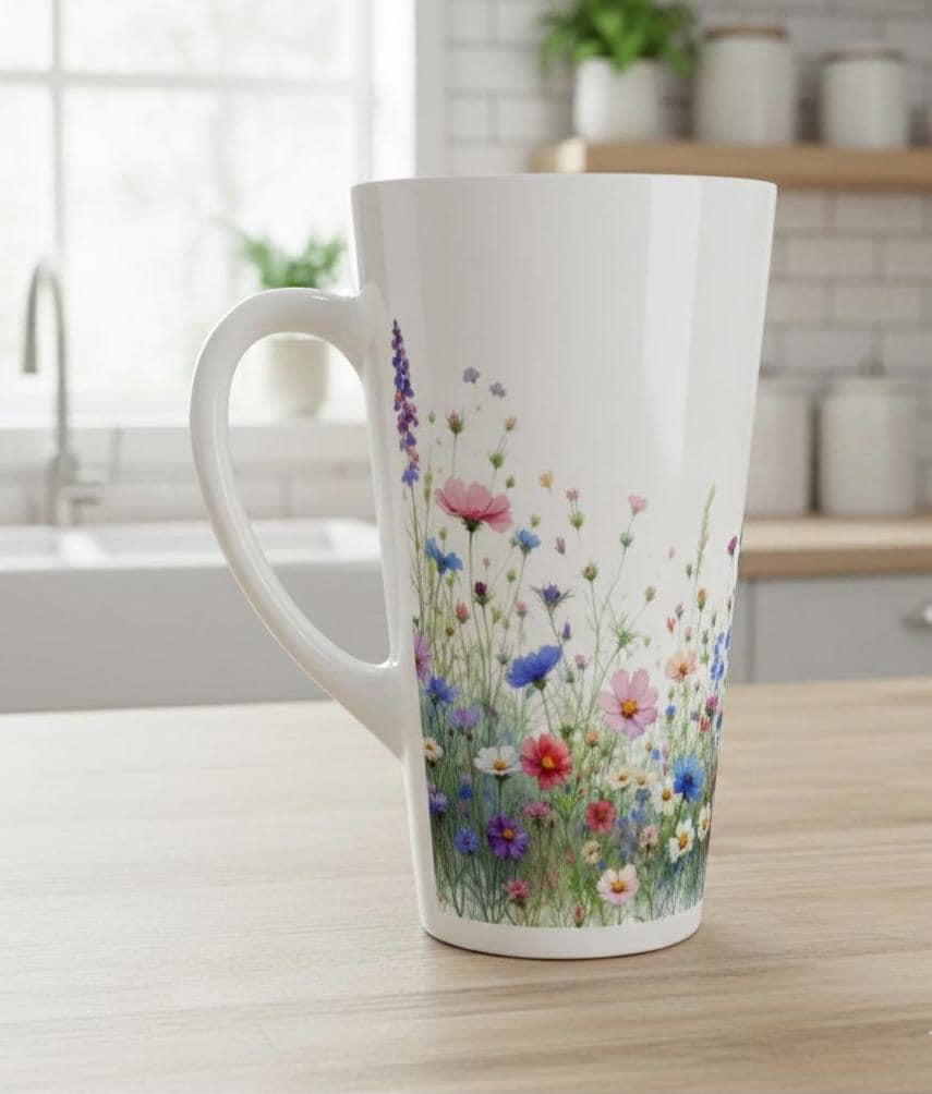 Latte 17oz Ceramic Mug - Coffee or Tea Cup, Extra Tall