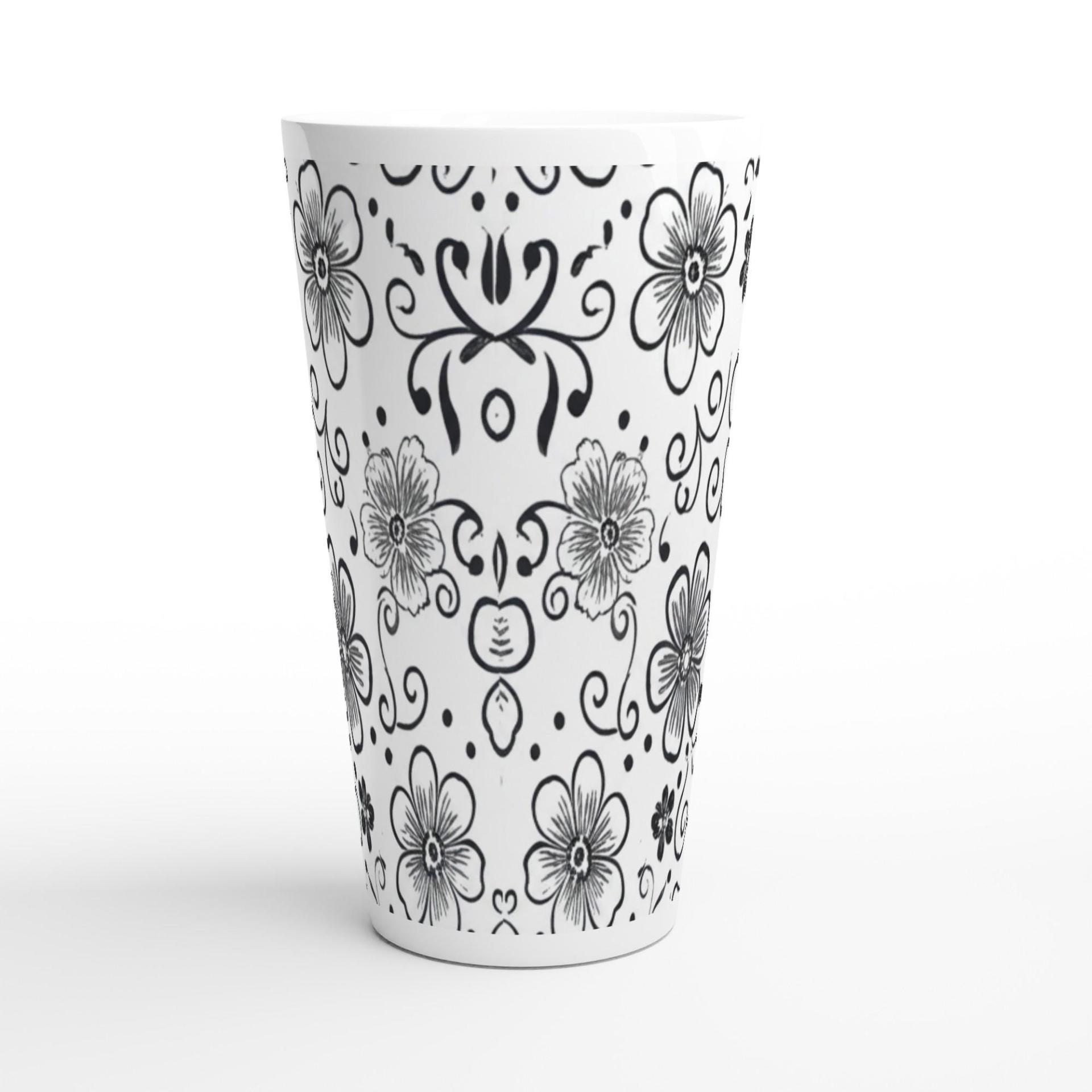 Latte 17oz Ceramic Mug - Coffee or Tea Cup, Extra Tall