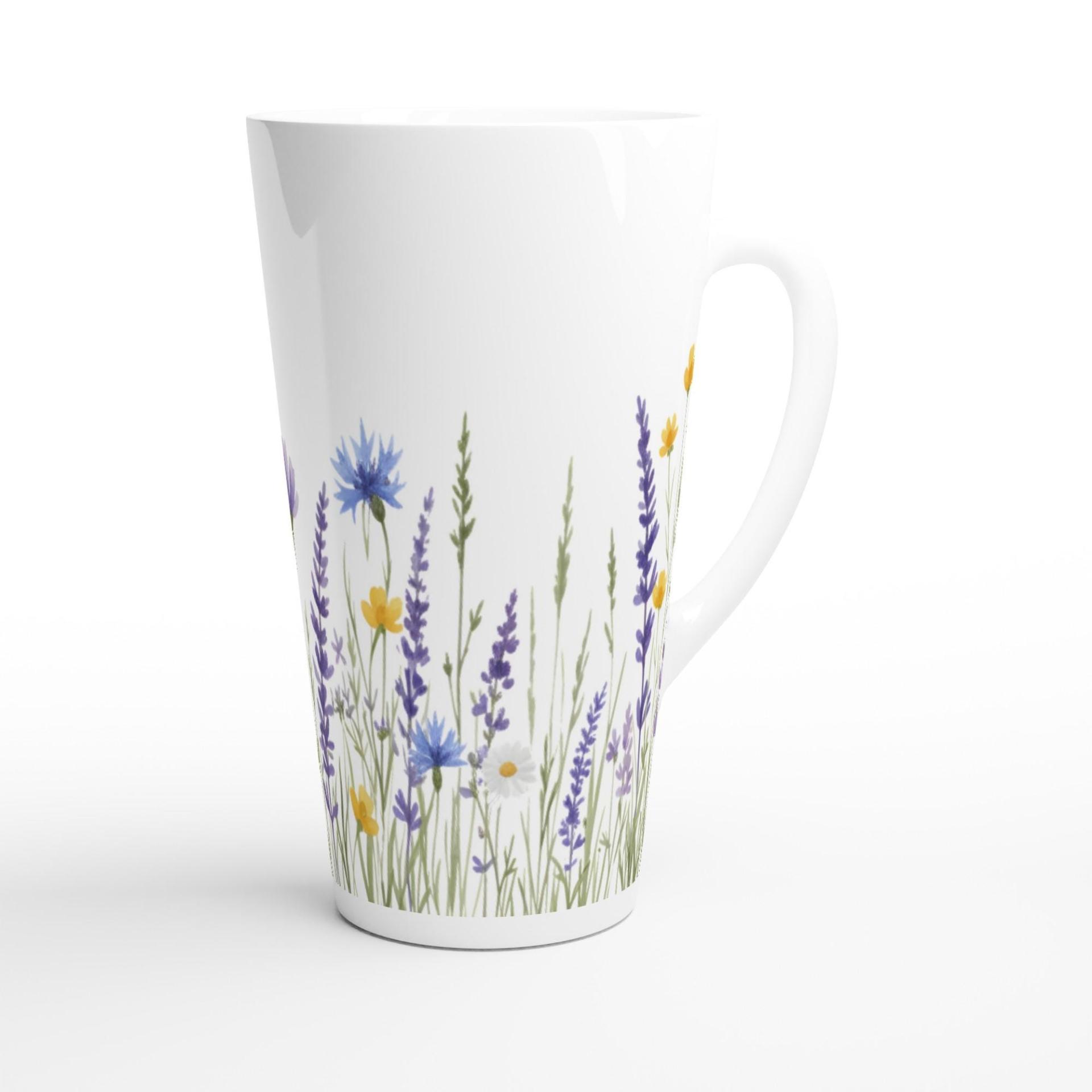 Latte 17oz Ceramic Mug - Coffee or Tea Cup, Extra Tall