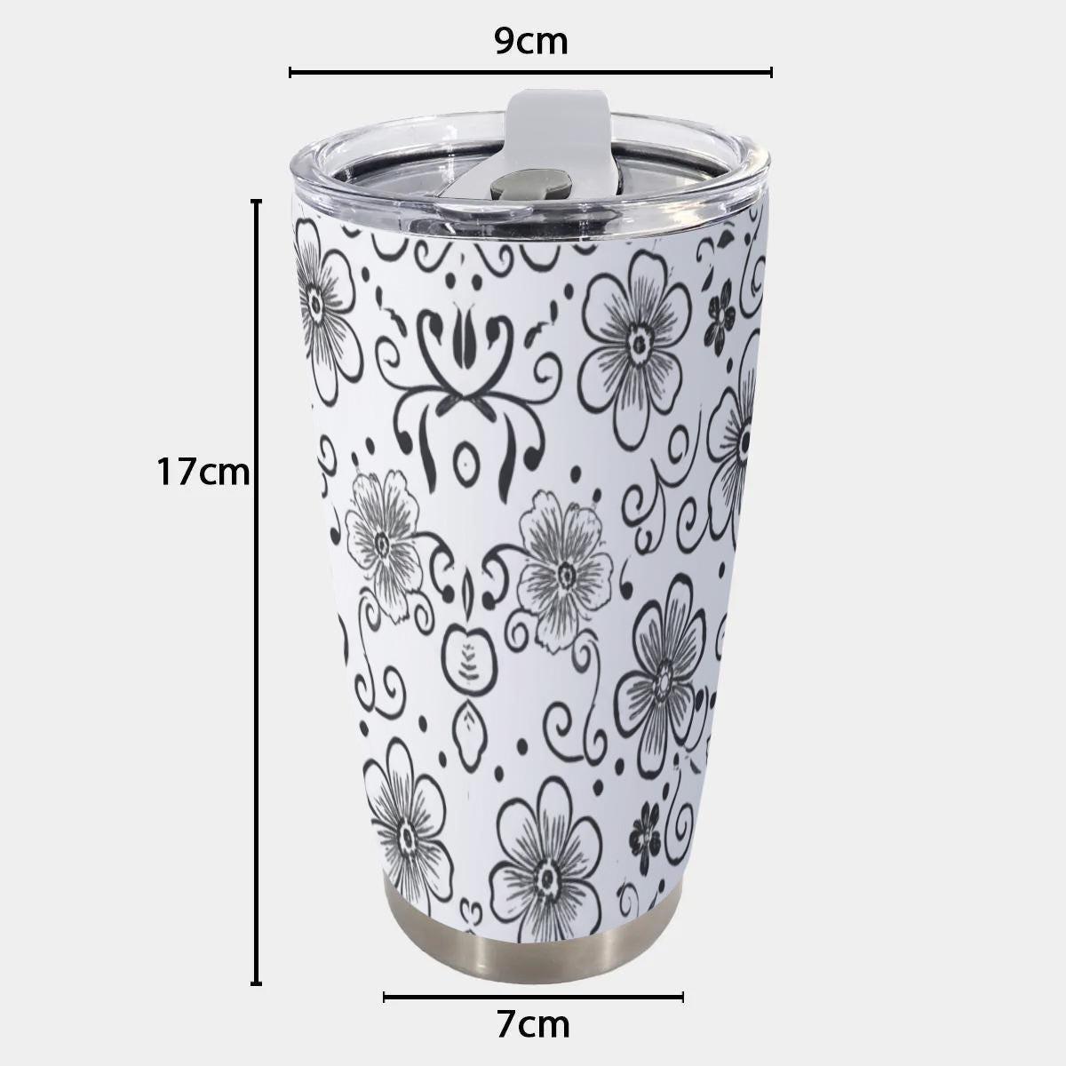 Travel Mug, Stainless Steel, 20 oz Insulated Cup