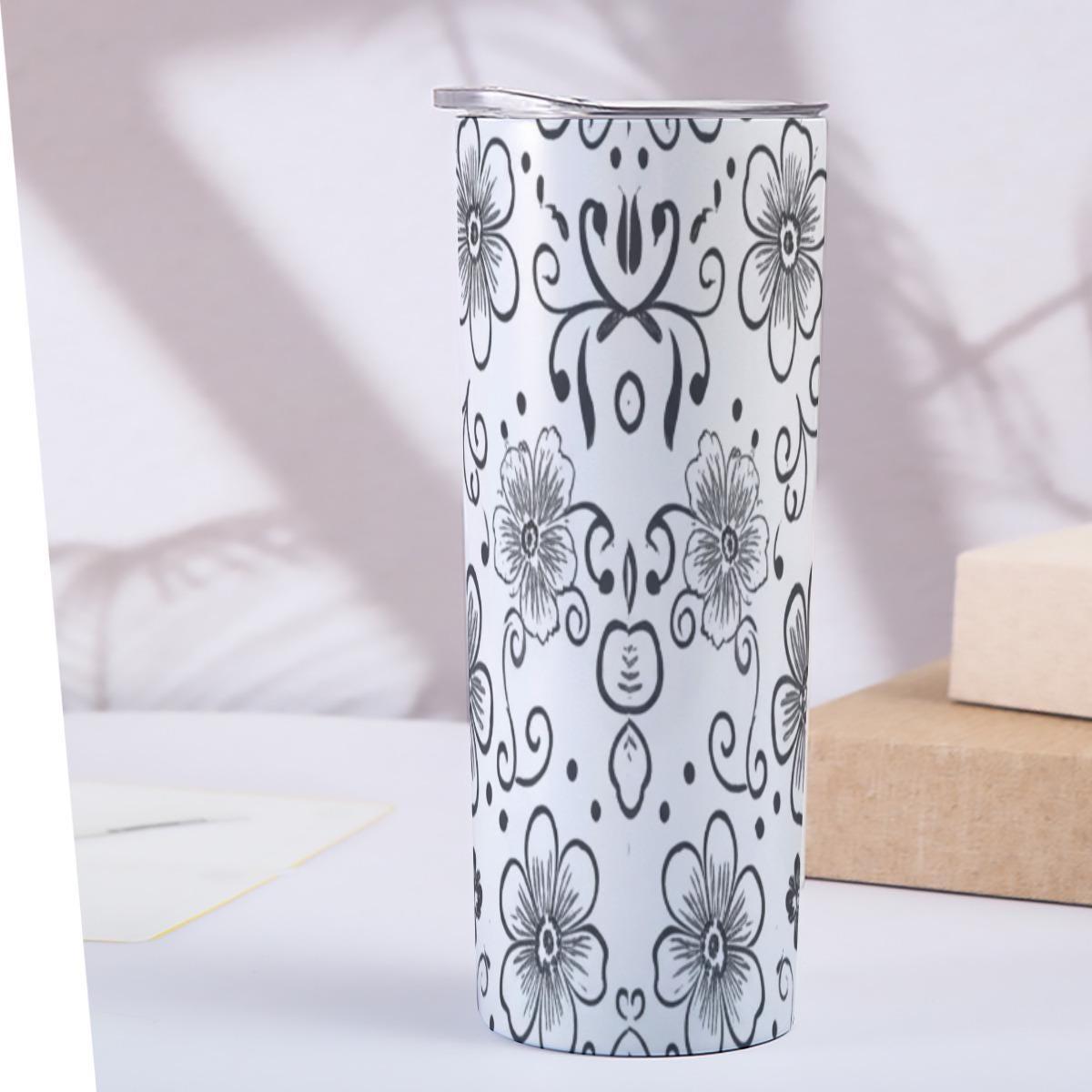 Skinny Tumbler, Large Stainless Steel Insulated Travel Mug