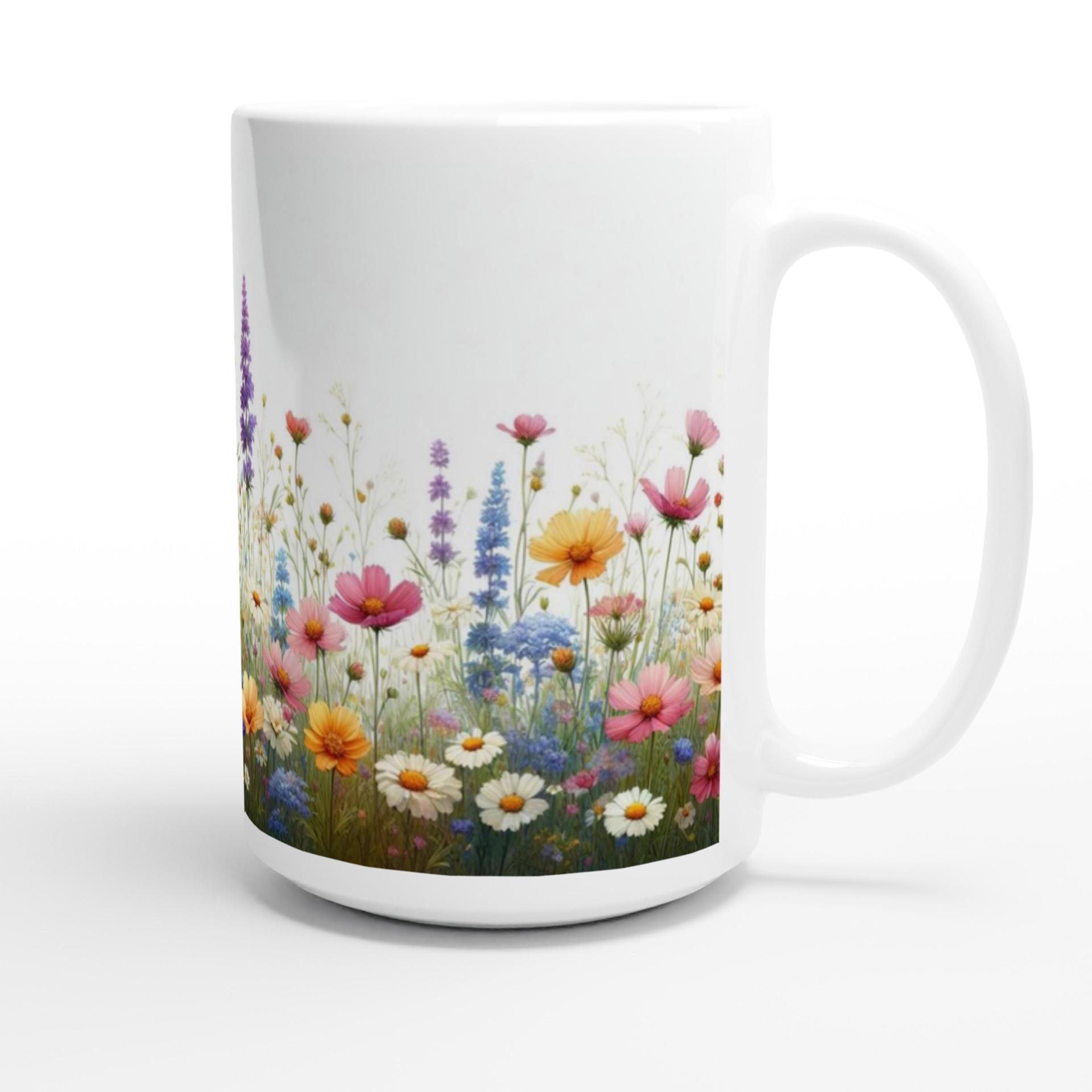 Floral Cups -  Large and Small Ceramic Mugs