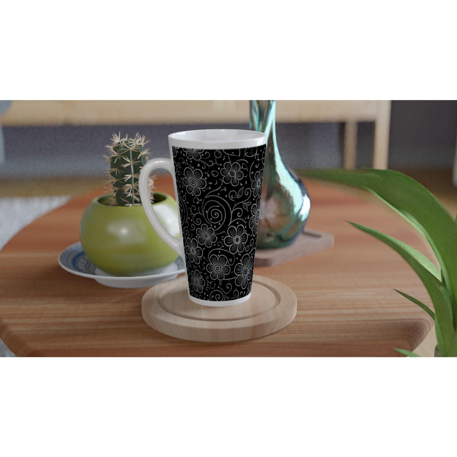 Latte 17oz Ceramic Mug - Coffee or Tea Cup, Extra Tall