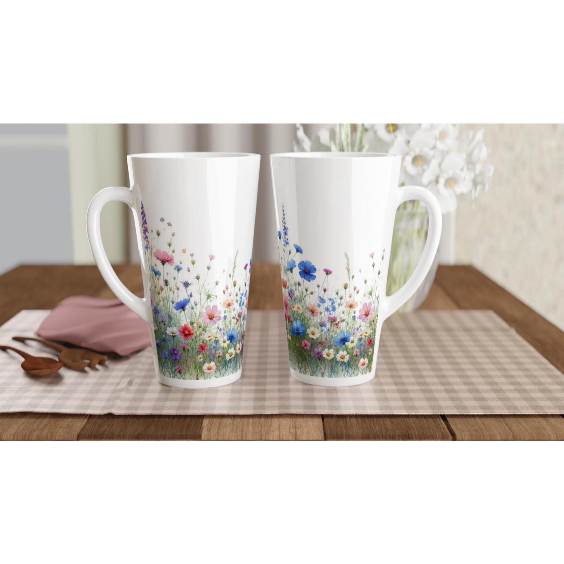 Latte 17oz Ceramic Mug - Coffee or Tea Cup, Extra Tall