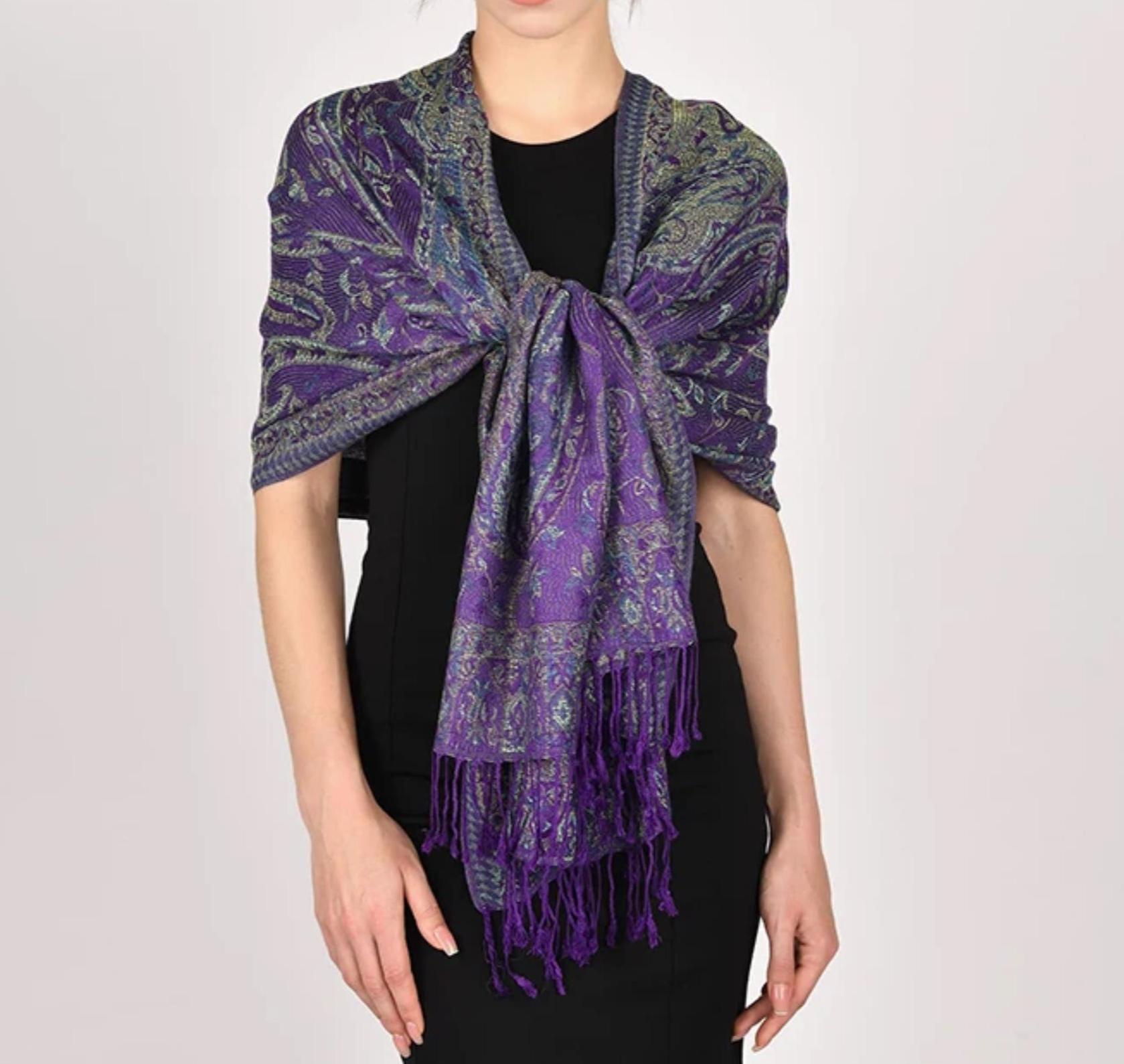 Multiple Colors, Soft Pashmina Shawl & Scarf, Sarong or Head Wraps