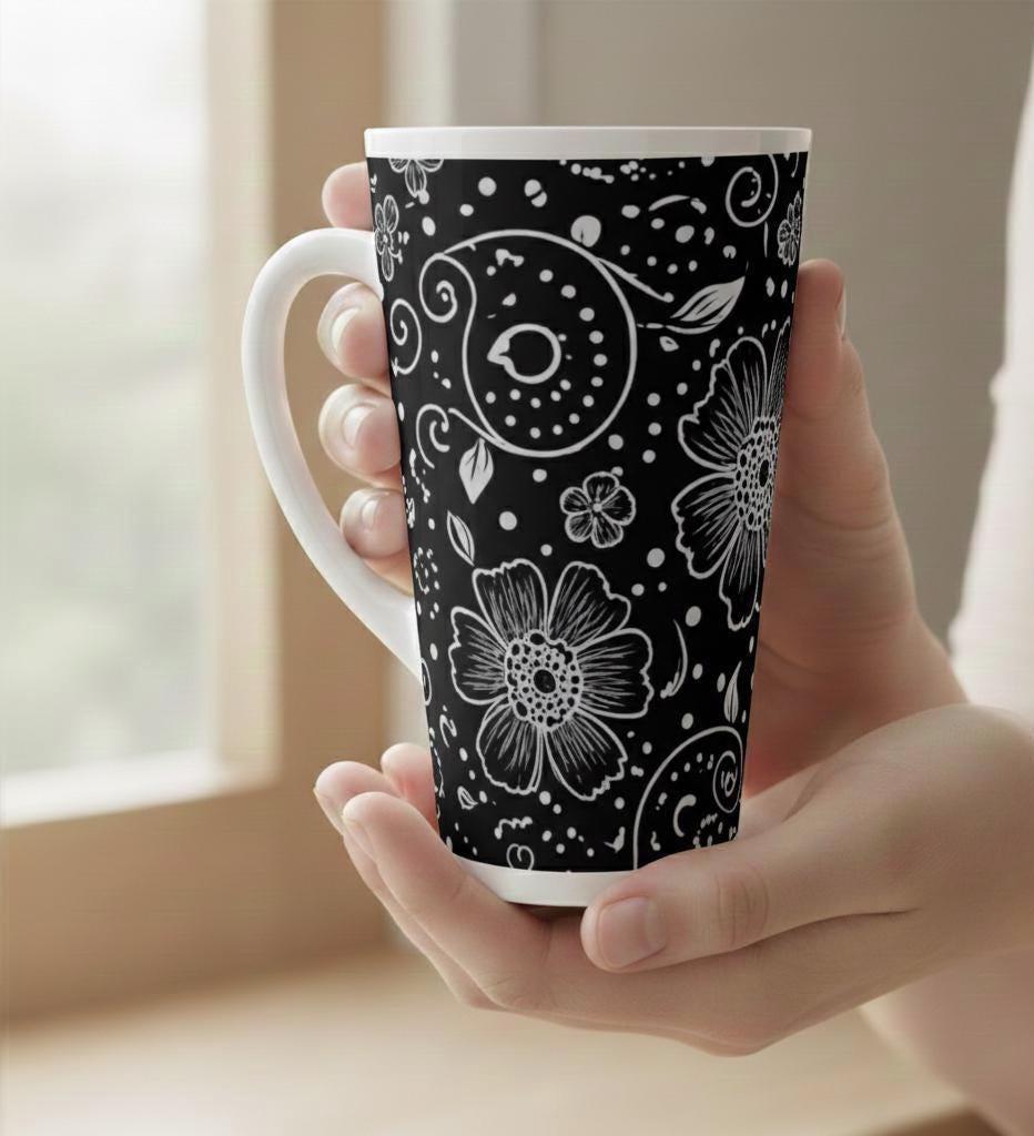 Latte 17oz Ceramic Mug - Coffee or Tea Cup, Extra Tall