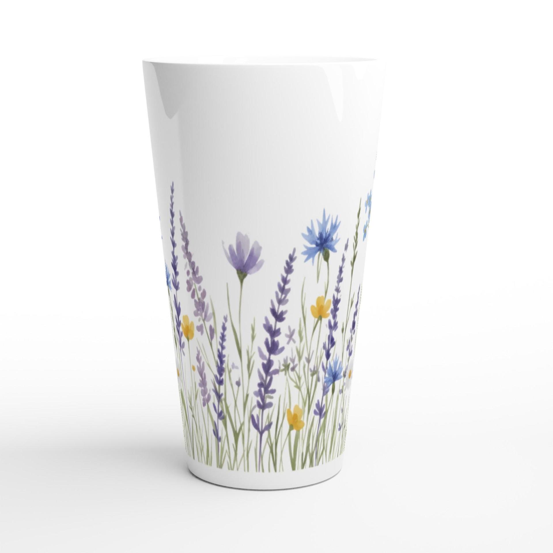 Latte 17oz Ceramic Mug - Coffee or Tea Cup, Extra Tall