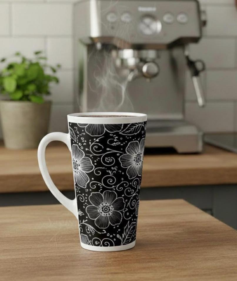 Latte 17oz Ceramic Mug - Coffee or Tea Cup, Extra Tall