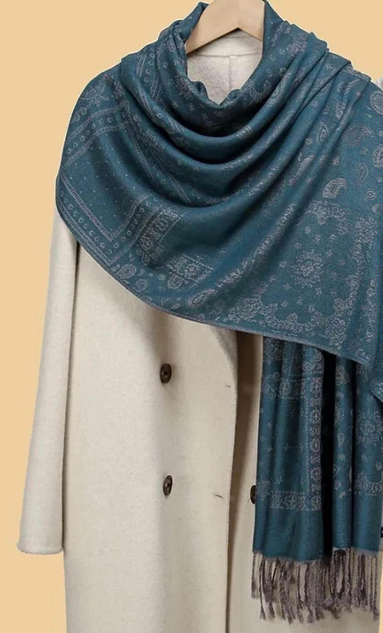 Soft Pashmina Shawl & Scarf for Women, Wide Scarf, Sarong or Head Wraps