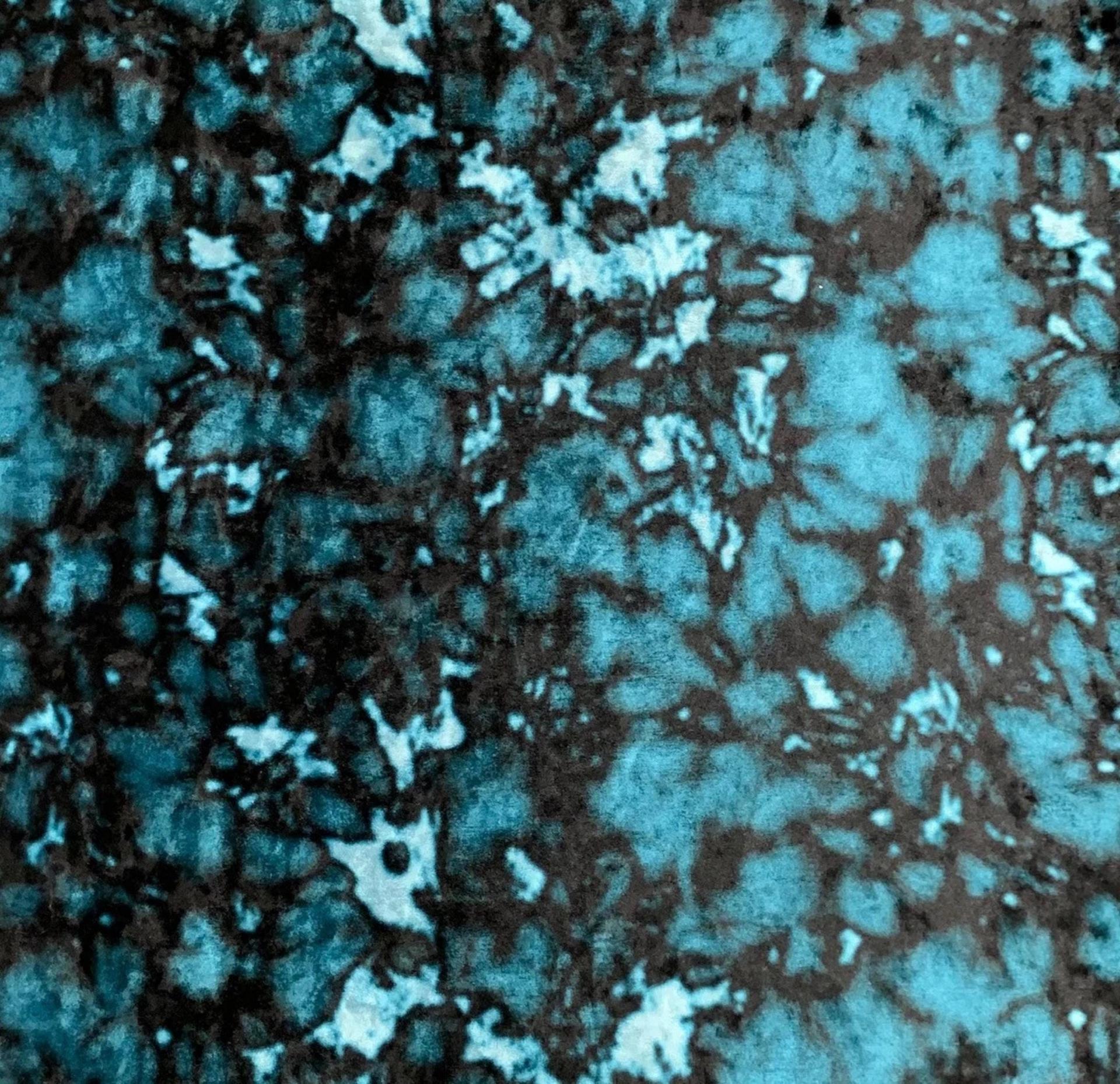 Velvet Scarf, Teal, Black and Green, Super Soft Long Scarf