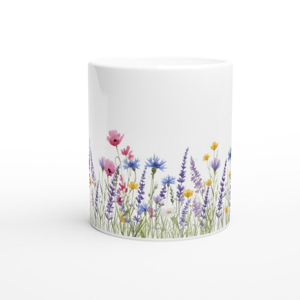 Floral Cups -  Large and Small Ceramic Mugs