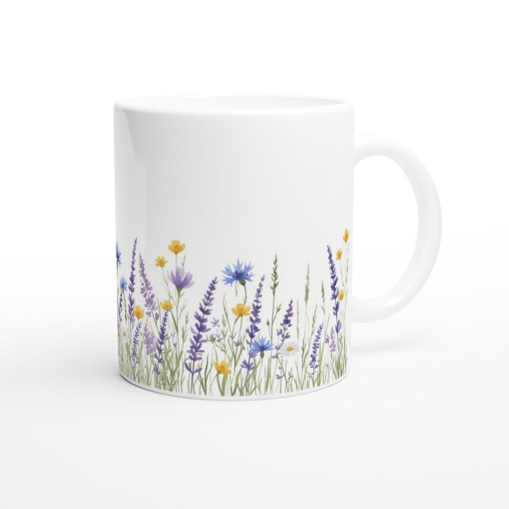 Floral Cups -  Large and Small Ceramic Mugs