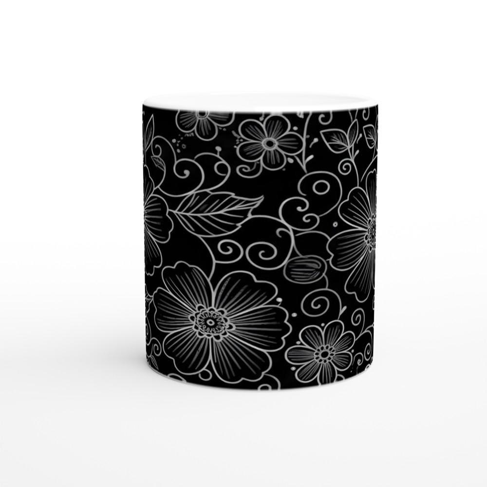 Floral Cups -  Large and Small Ceramic Mugs