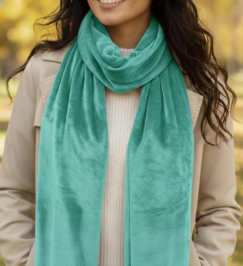 Velvet Scarf - Multiple Colors - Super Soft Scarf
