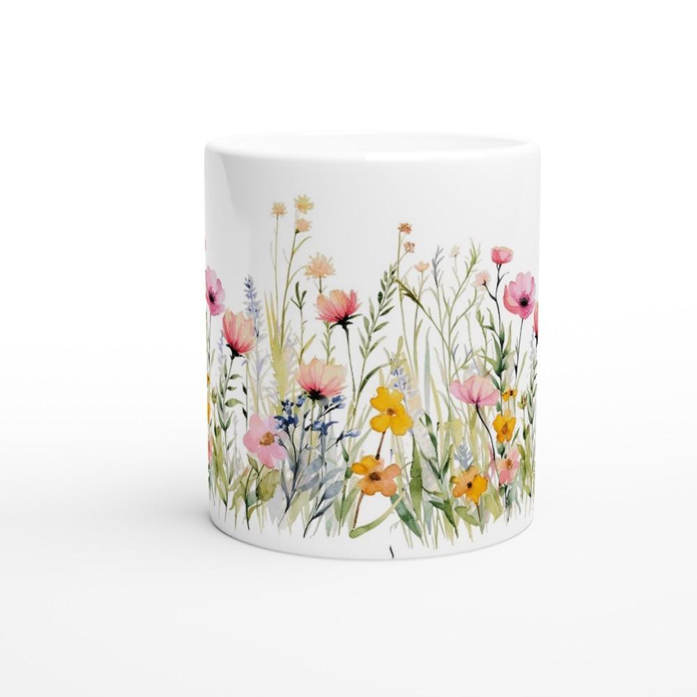 Floral Cups -  Large and Small Ceramic Mugs