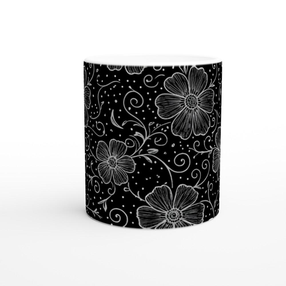 Floral Cups -  Large and Small Ceramic Mugs