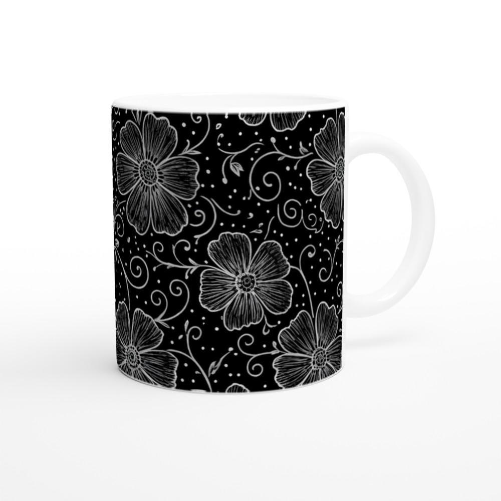 Floral Cups -  Large and Small Ceramic Mugs