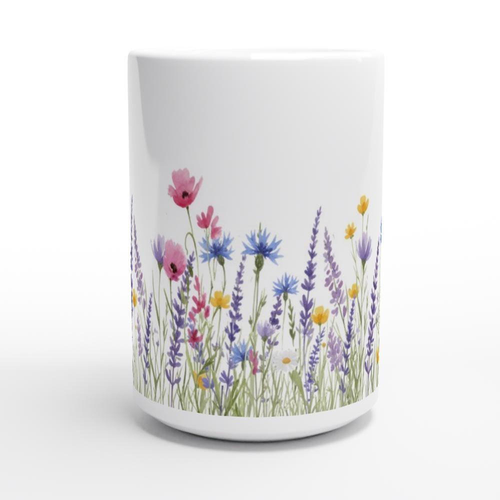Floral Cups -  Large and Small Ceramic Mugs
