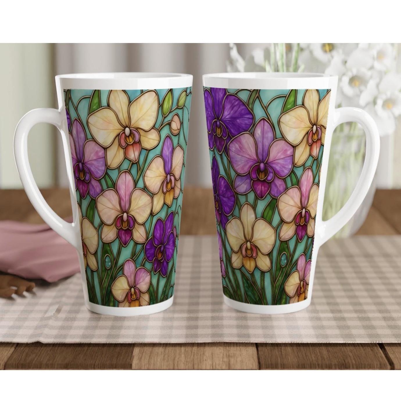 Latte 17oz Ceramic Mug - Coffee or Tea Cup, Extra Tall