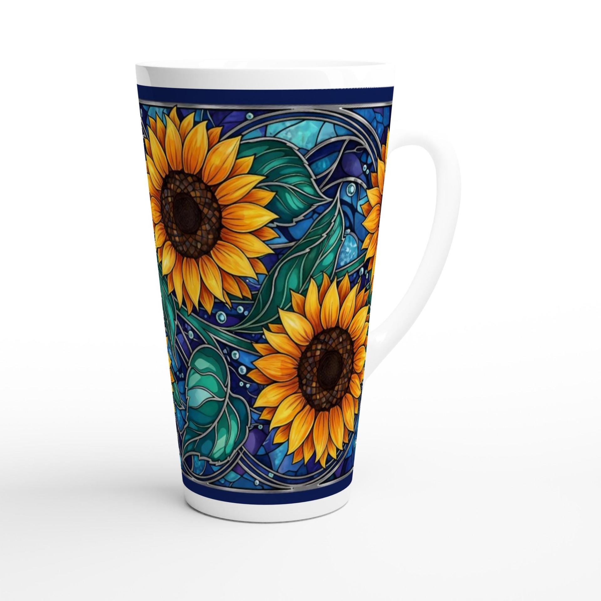 Latte 17oz Ceramic Mug - Coffee or Tea Cup, Extra Tall