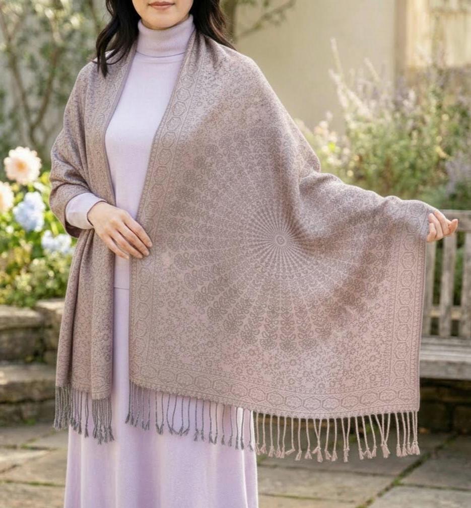 Soft Pashmina Shawl & Scarf for Women, Wide Scarf, Sarong or Head Wraps