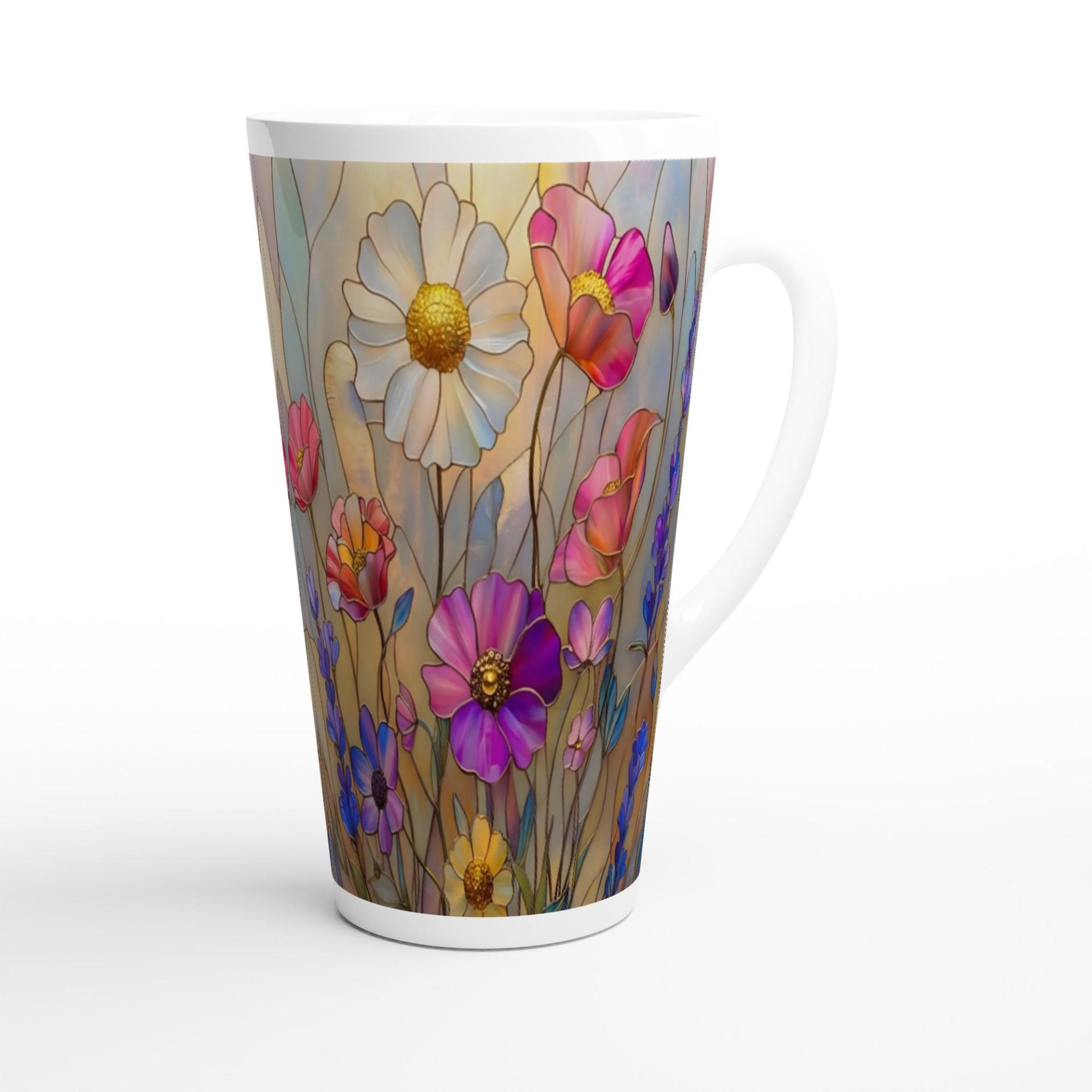 Latte 17oz Ceramic Mug - Coffee or Tea Cup, Extra Tall