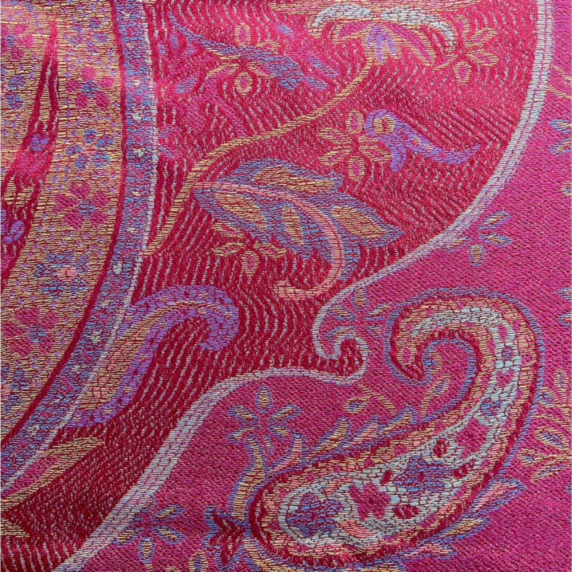 Reversible Soft Pashmina Shawl & Scarf for Women, Jacquard Brocade, Shawl, Sarong or Head Wraps