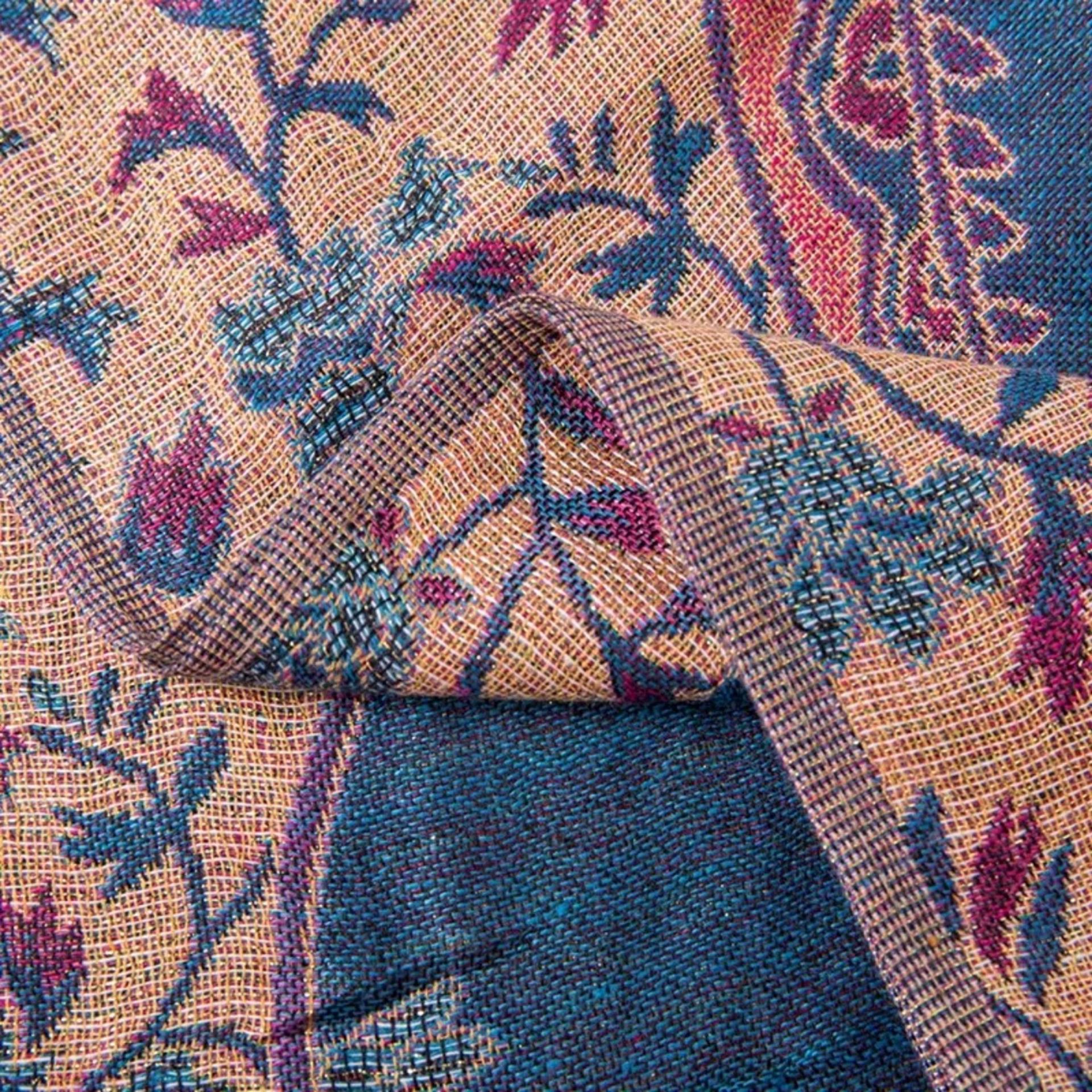 Shiny Pashmina Shawl & Scarf for Women, Jacquard Brocade, Head Wraps