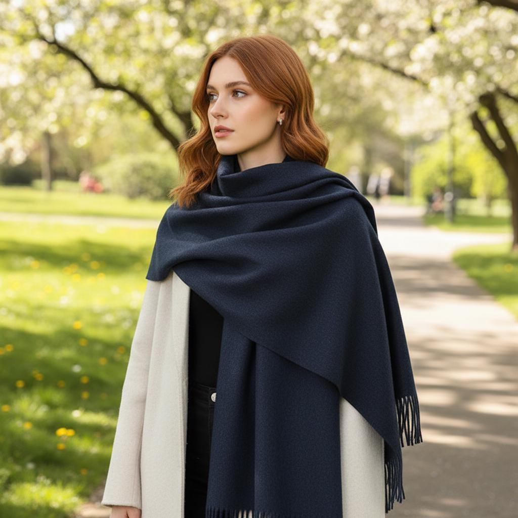 20 Colors - Blanket Scarf and Shawl - Super Soft Wool Blend Wrap