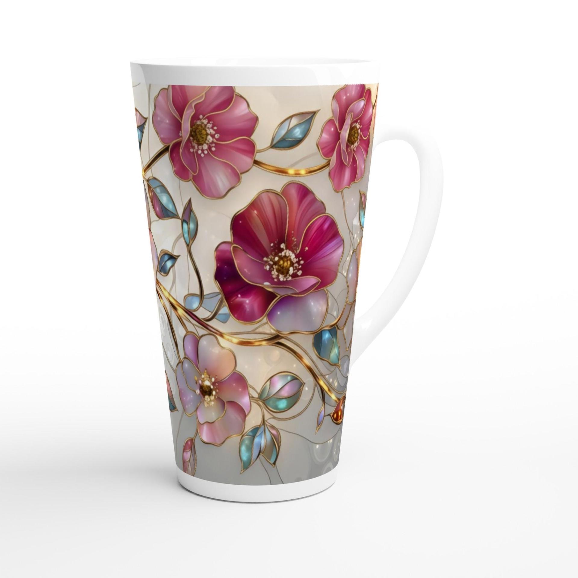 Latte 17oz Ceramic Mug - Coffee or Tea Cup, Extra Tall