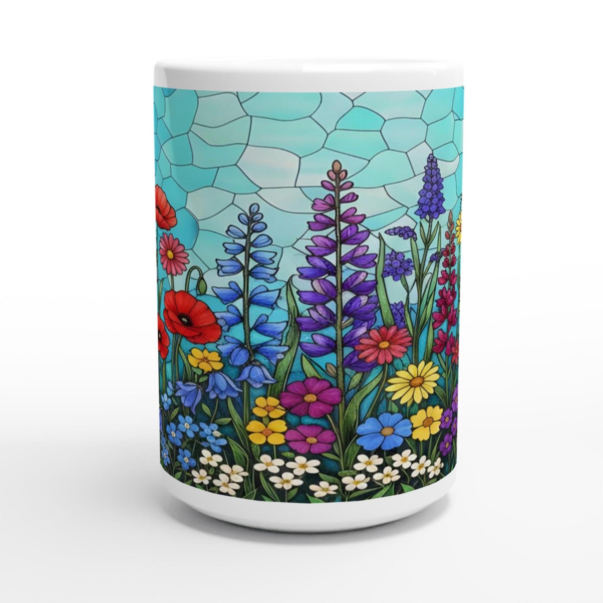 Floral Cups -  Large and Small Ceramic Mugs