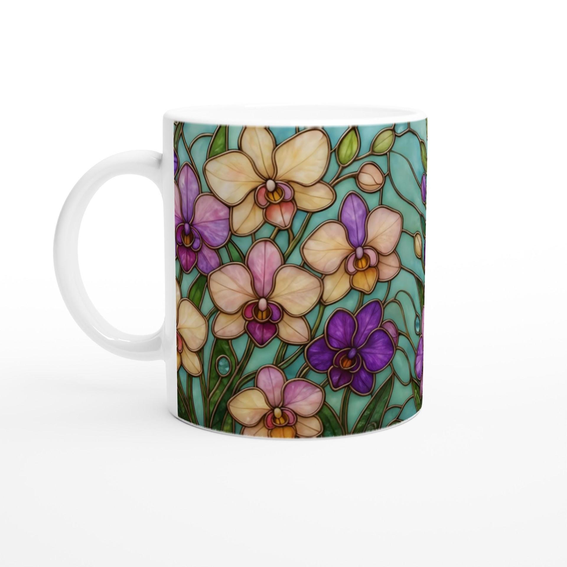Floral Cups -  Large and Small Ceramic Mugs