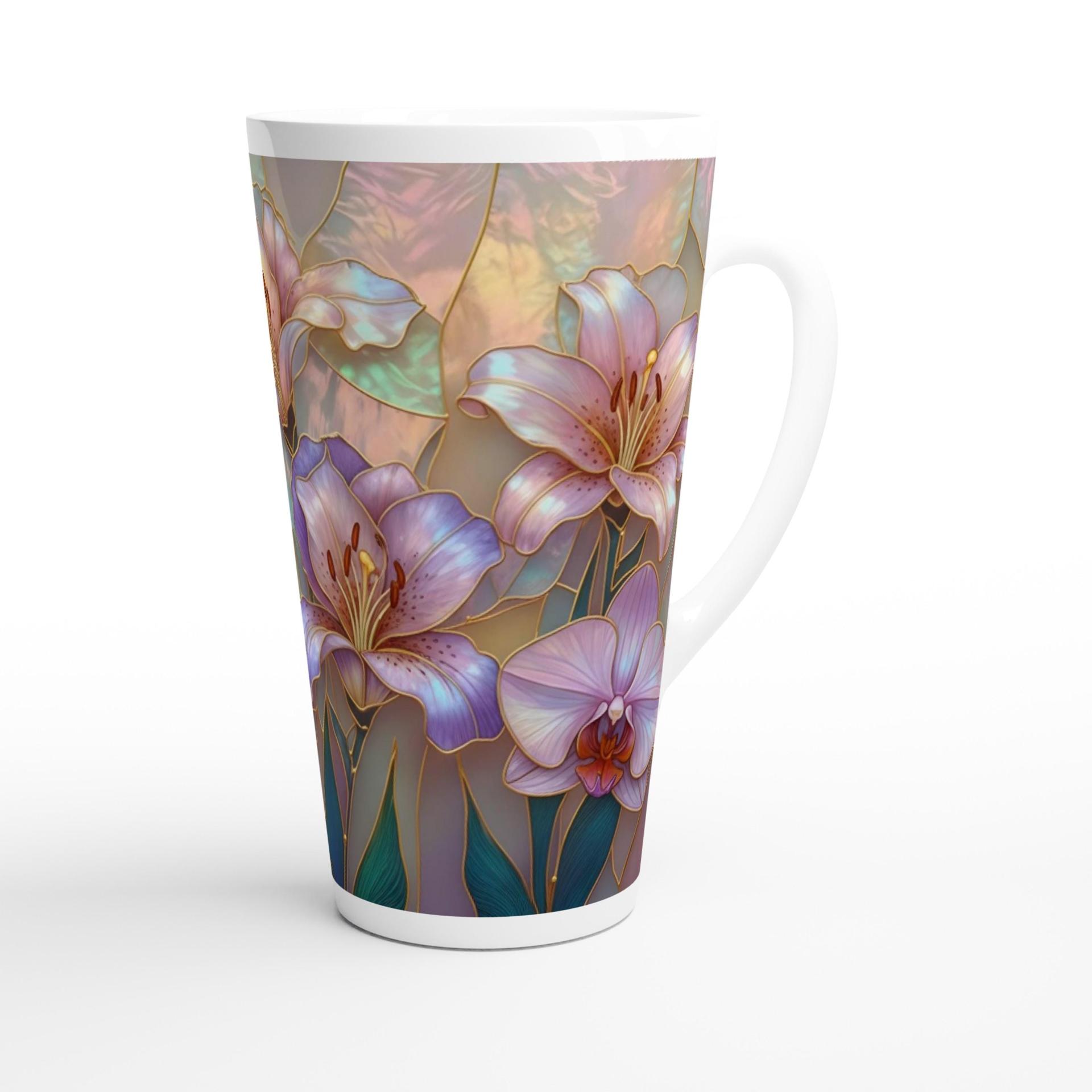 Latte 17oz Ceramic Mug - Coffee or Tea Cup, Extra Tall