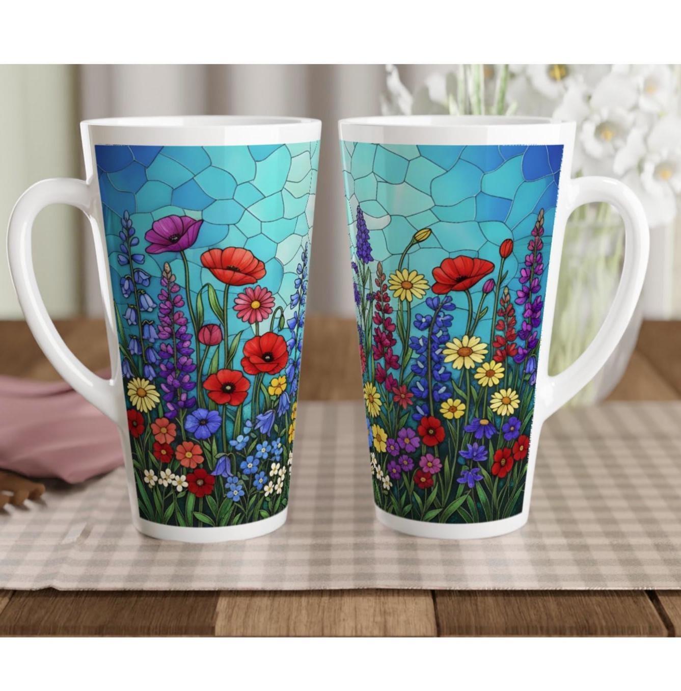 Latte 17oz Ceramic Mug - Coffee or Tea Cup, Extra Tall