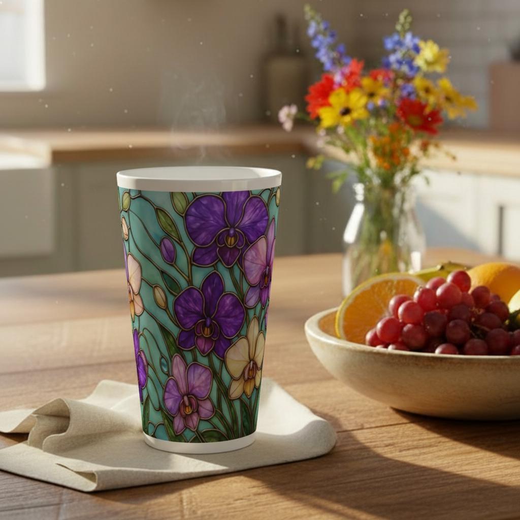 Latte 17oz Ceramic Mug - Coffee or Tea Cup, Extra Tall