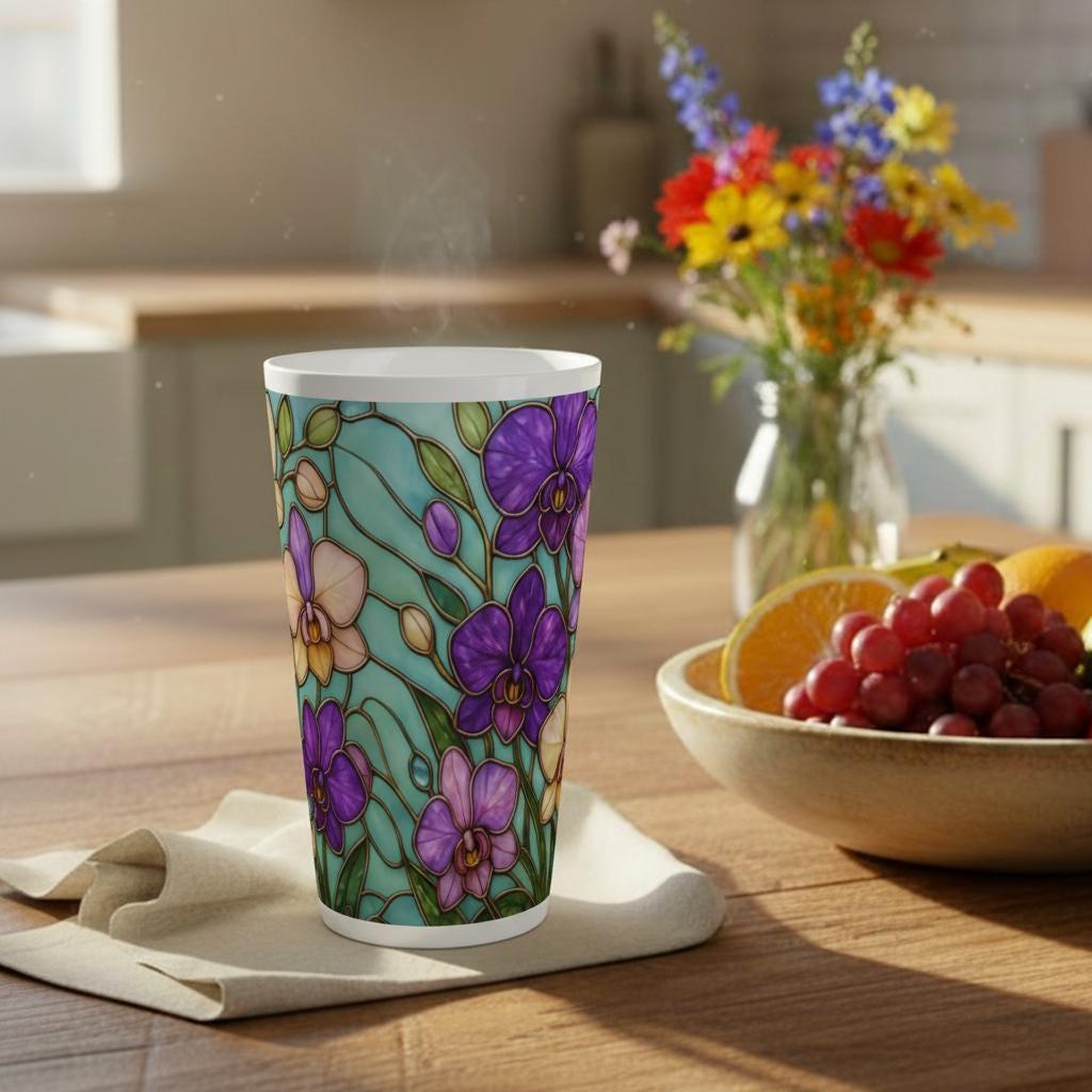 Latte 17oz Ceramic Mug - Coffee or Tea Cup, Extra Tall