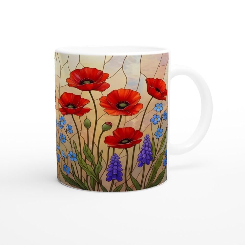 Floral Cups -  Large and Small Ceramic Mugs