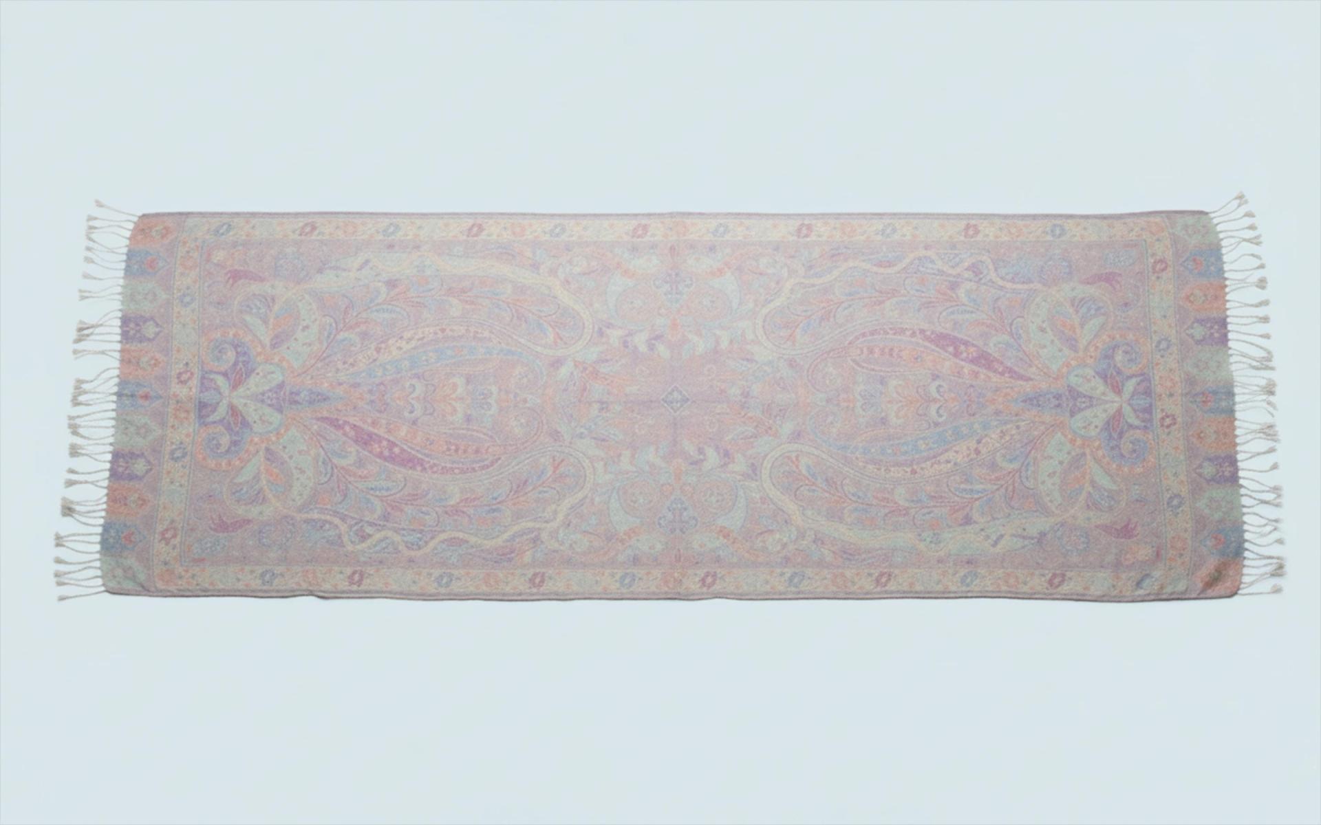 Soft Pashmina Shawl & Scarf for Women, Jacquard Brocade, Shawl, Sarong or Head Wraps