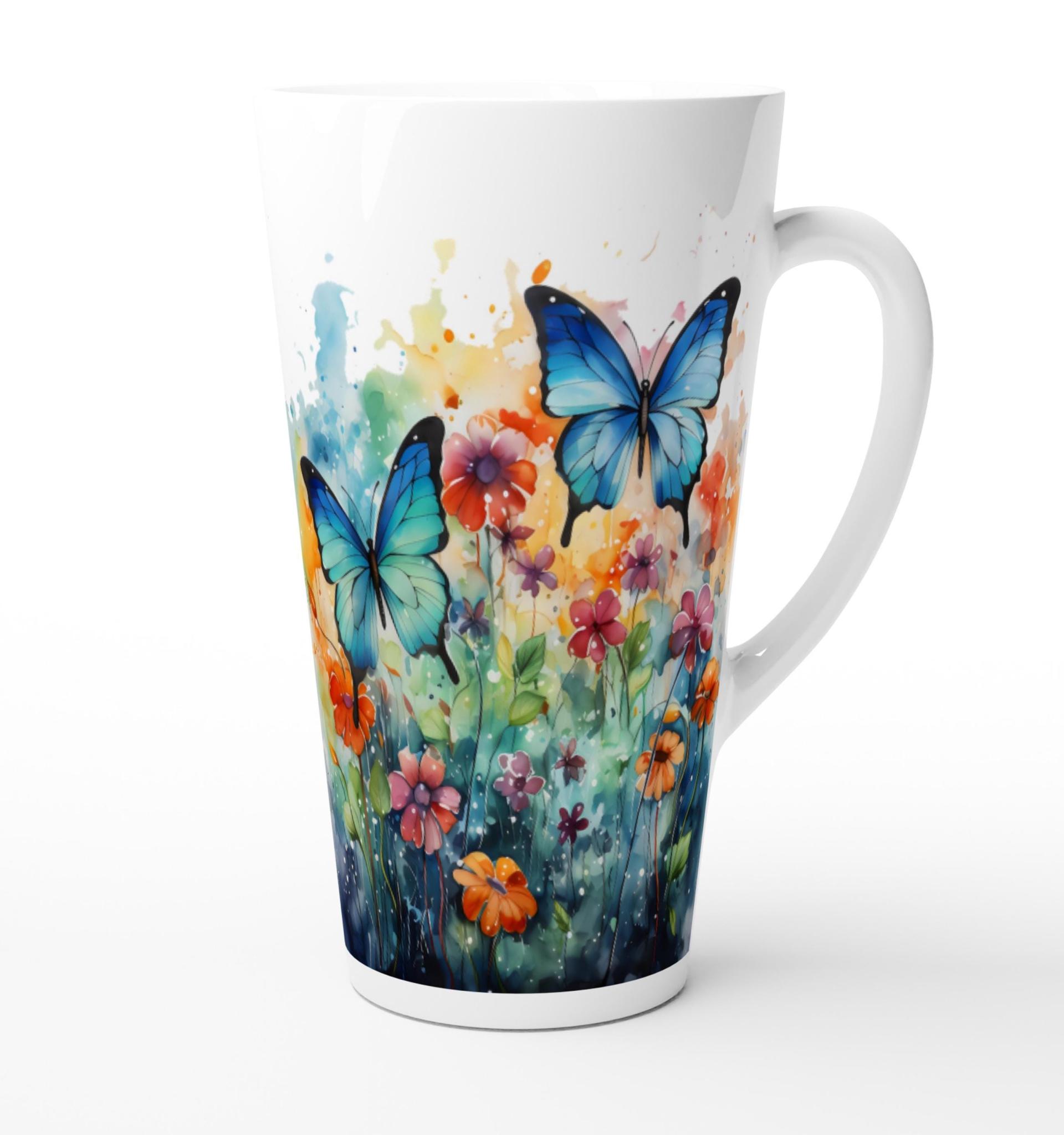 Latte 17oz Ceramic Mug - Coffee or Tea Cup, Extra Tall