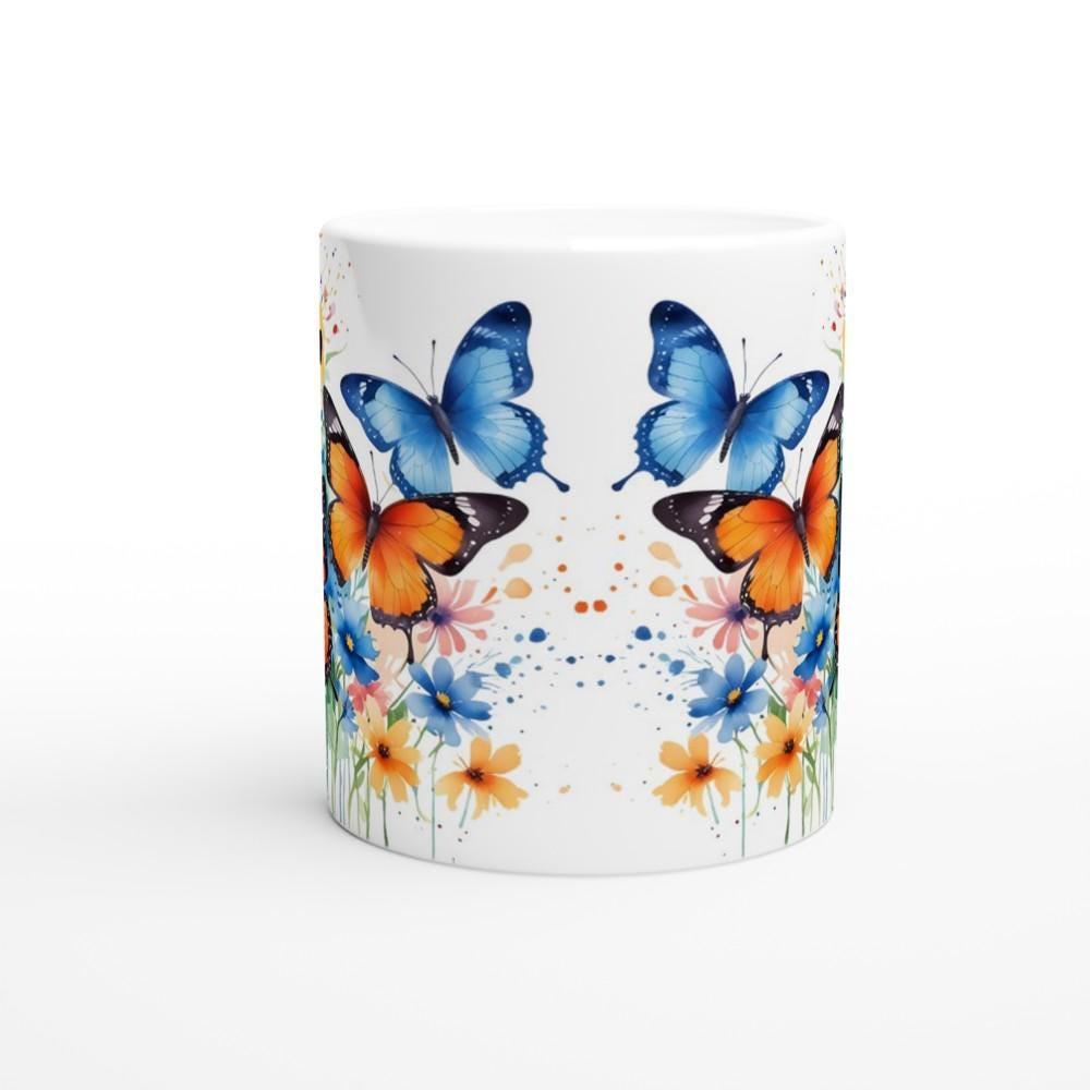 Butterfly - Large and Small Ceramic Mugs