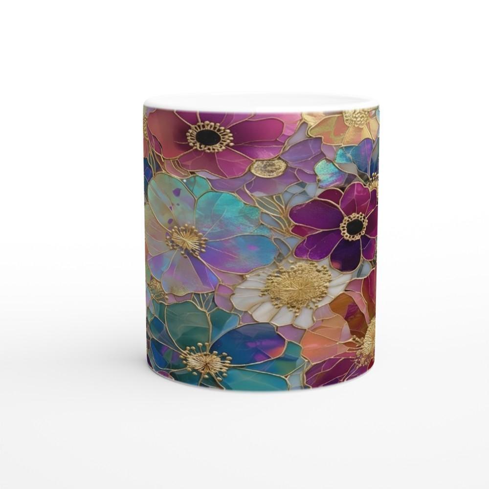 Floral Cups -  Large and Small Ceramic Mugs