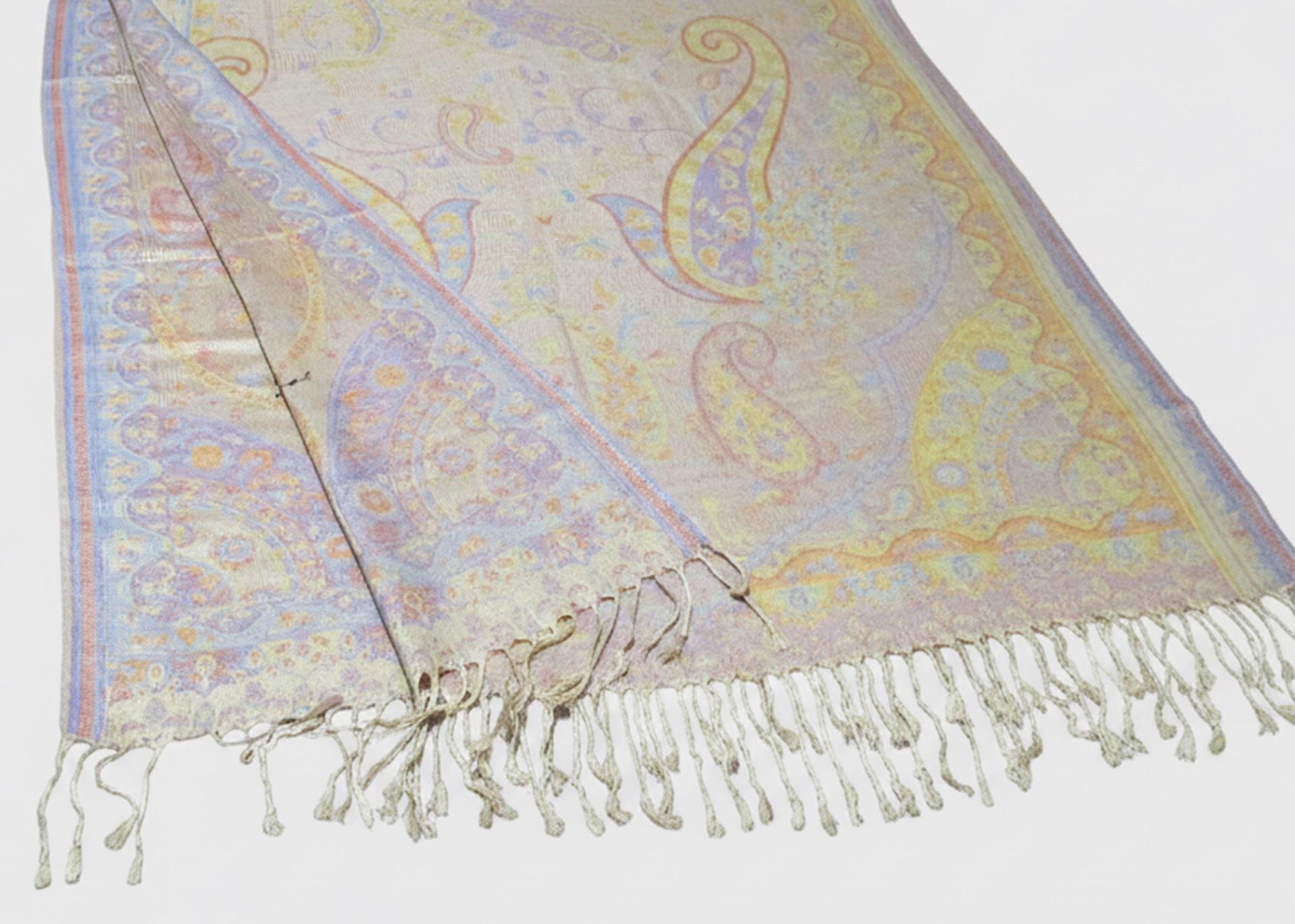 Soft Pashmina Shawl & Scarf for Women, Jacquard Brocade, Shawl, Sarong or Head Wraps