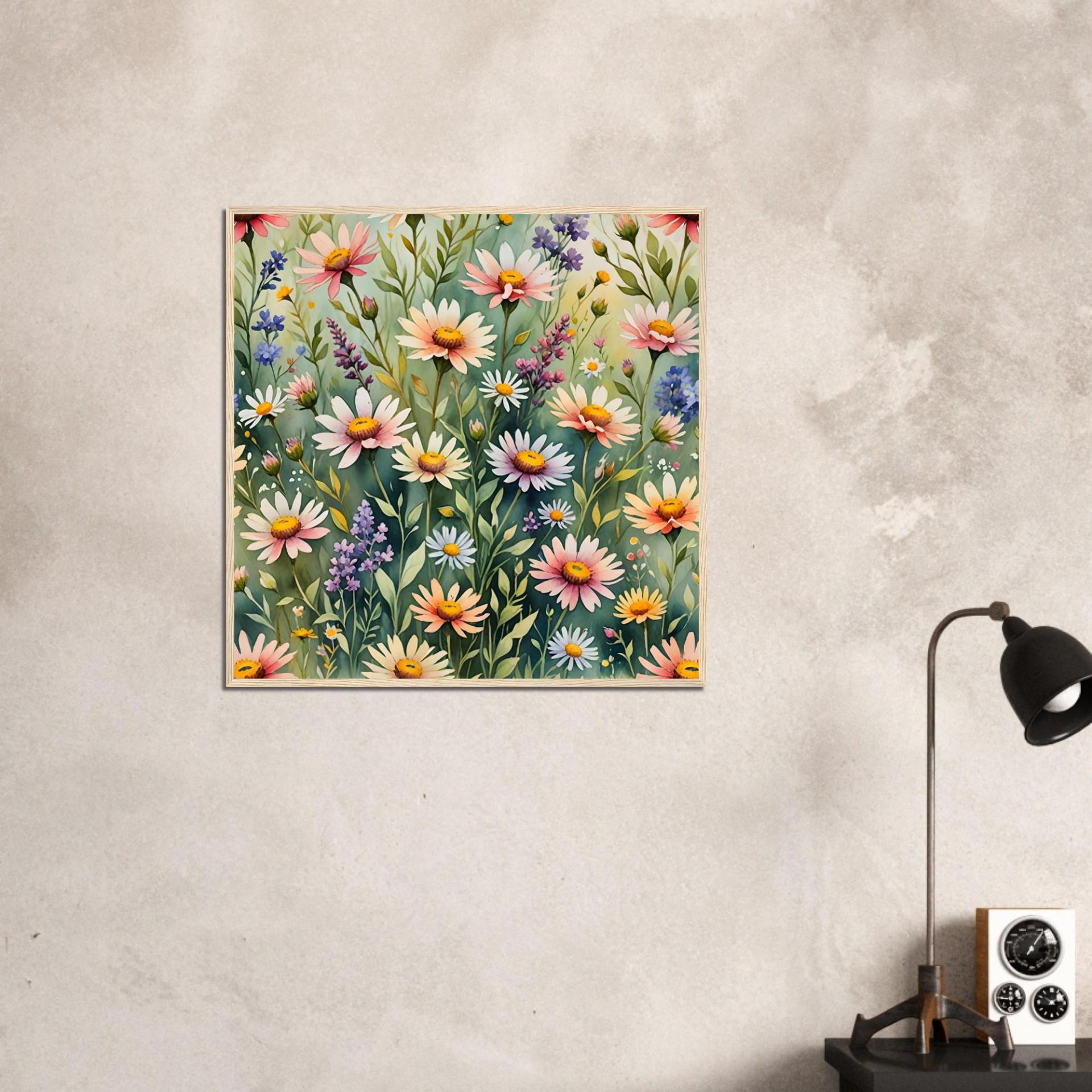 Floral Print - Framed or Unframed - Original Art - Print on Paper