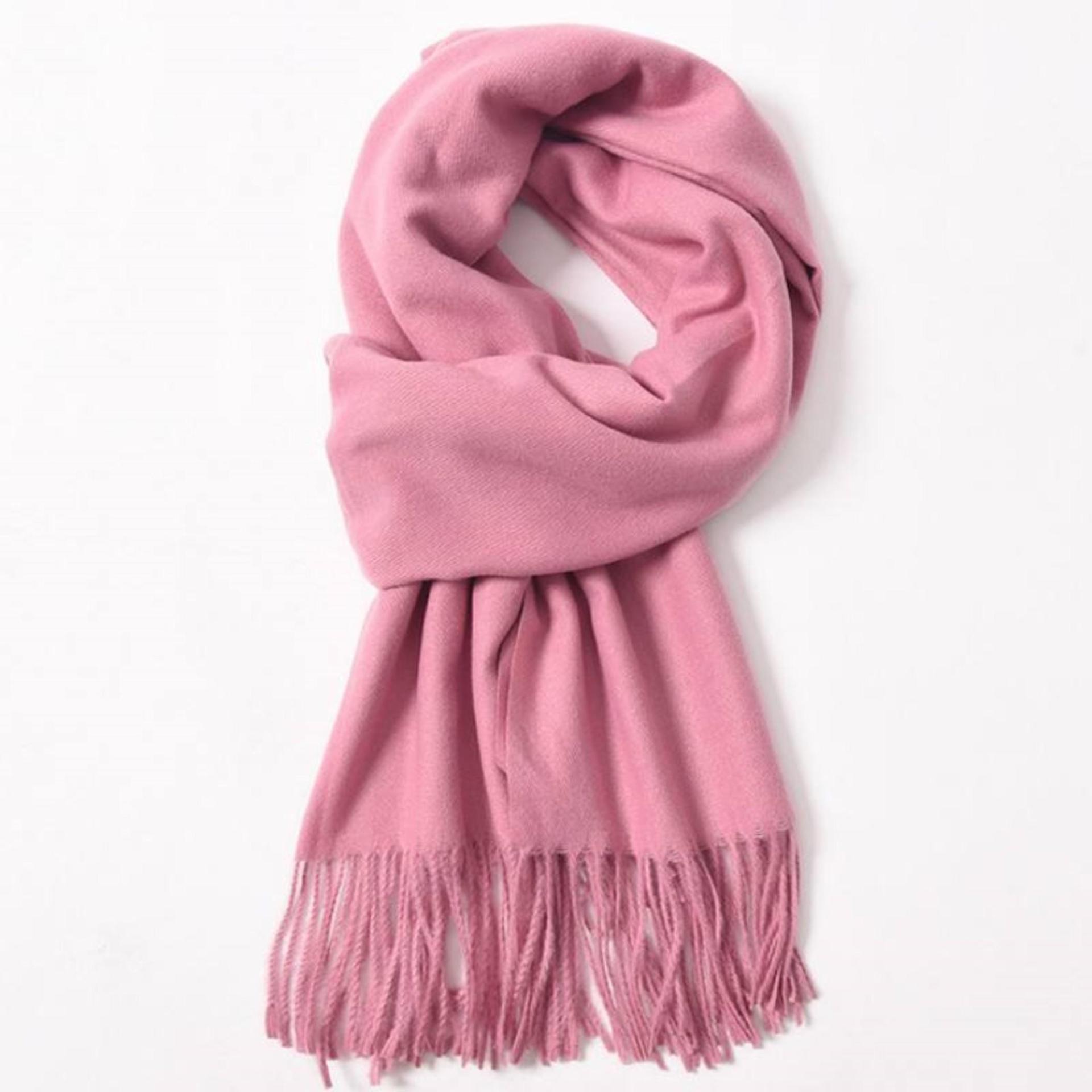 Rose Blanket Shawl - Thick Cashmere Wool Blend - Super Soft Wrap