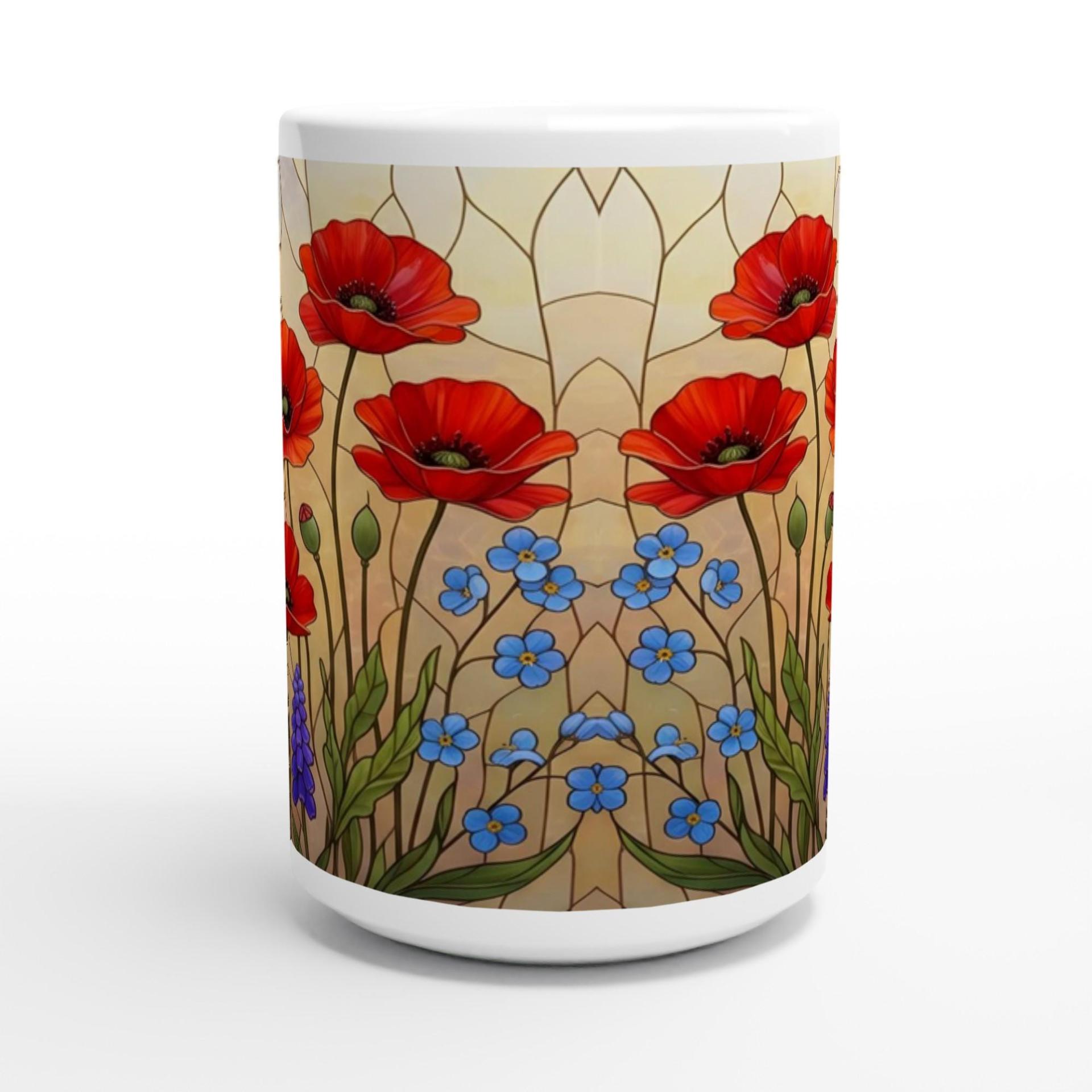 Floral Cups -  Large and Small Ceramic Mugs