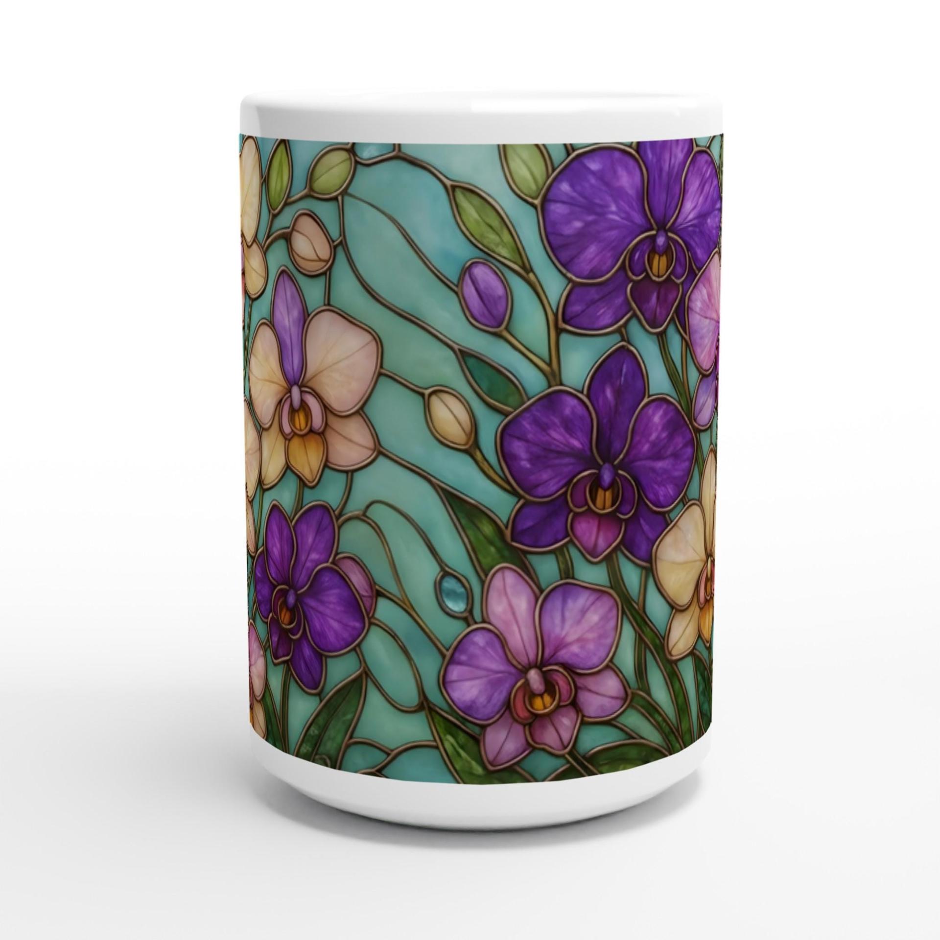 Floral Cups -  Large and Small Ceramic Mugs