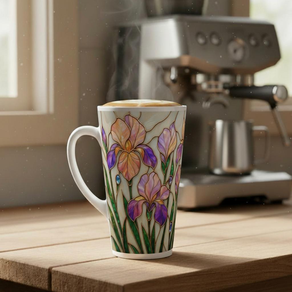 Latte 17oz Ceramic Mug - Coffee or Tea Cup, Extra Tall