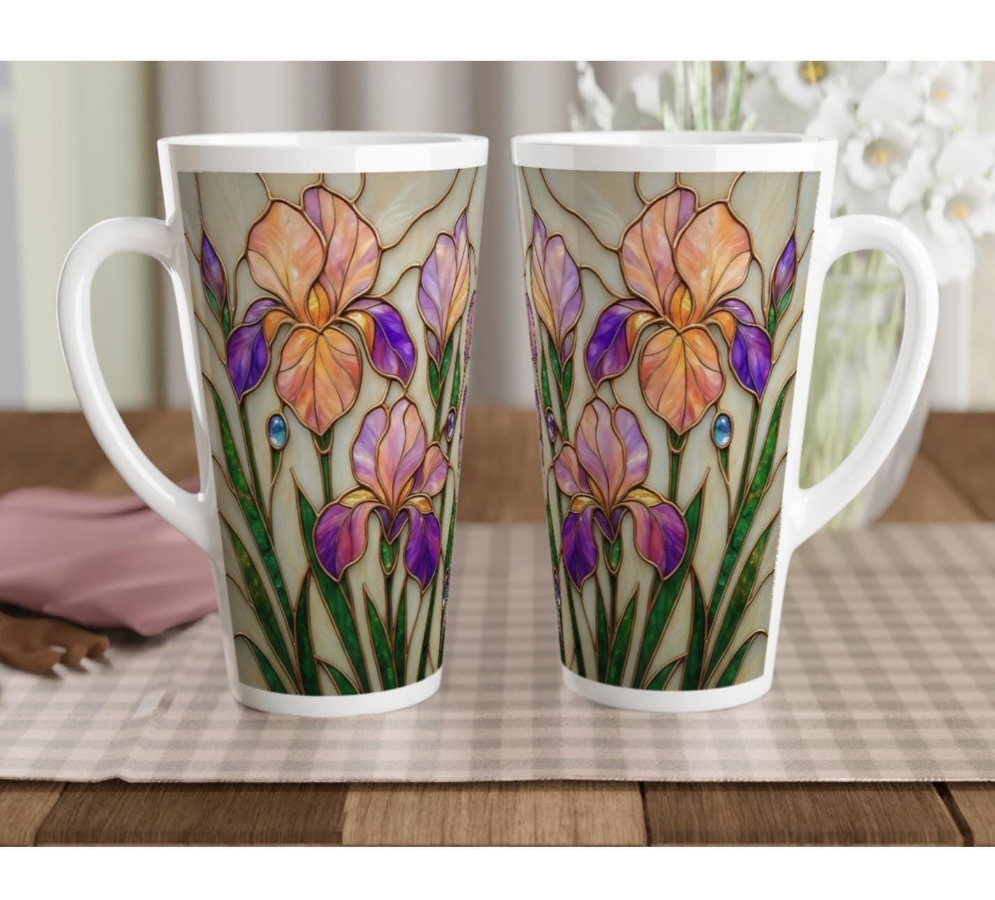 Latte 17oz Ceramic Mug - Coffee or Tea Cup, Extra Tall