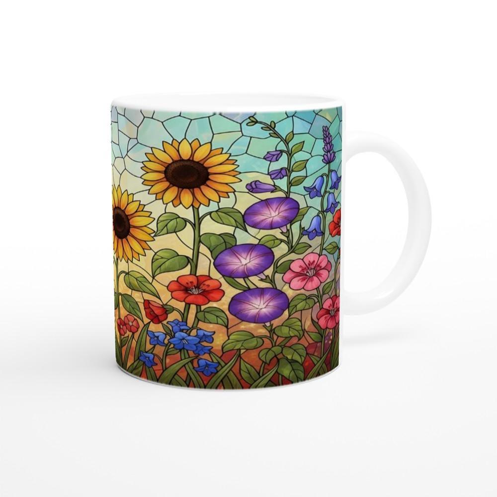 Floral Cups -  Large and Small Ceramic Mugs